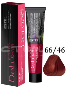Estel Deluxe Sence Крем-краска Extra Red  66/46 60мл