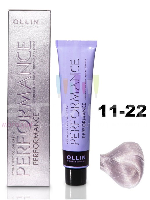 Ollin Color Performance Перманентная крем-краска для волос 11/22 специальный блондин фиолетовый 60мл