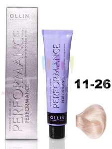 Ollin Color Performance Перманентная крем-краска для волос 11/26 специальный блондин розовый 60мл