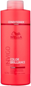Wella Care Invigo Brilliance Бальзам-уход для защиты цвета окрашенных жестких волос 1000мл