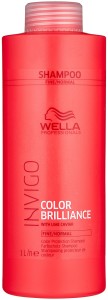 Wella Care Invigo Brilliance Шампунь для защиты цвета окрашенных нормальных и тонких волос 1000мл