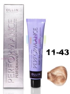 Ollin Color Performance Перманентная крем-краска для волос 11/43 специальный блондин медно-золотистый 60мл
