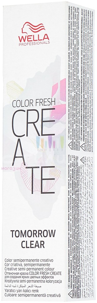 Wella Color Fresh Create Оттеночная краска - Прозрачное завтра 60мл