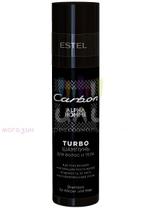 Estel Care Alpha Homme Шампунь Carbon-Turbo для волос и тела  250мл