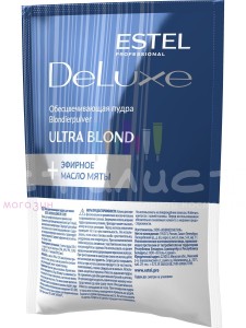 Estel Deluxe Ultra Blond Обесцвечивающая пудра без пыли 30 гр.