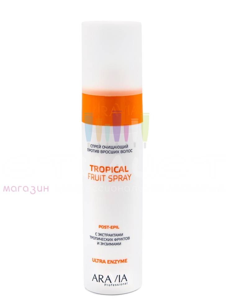Aravia Professional Epil Care Ultra-Enzyme Спрей Troical Fruit Spray очищающий против вросших волос 250мл