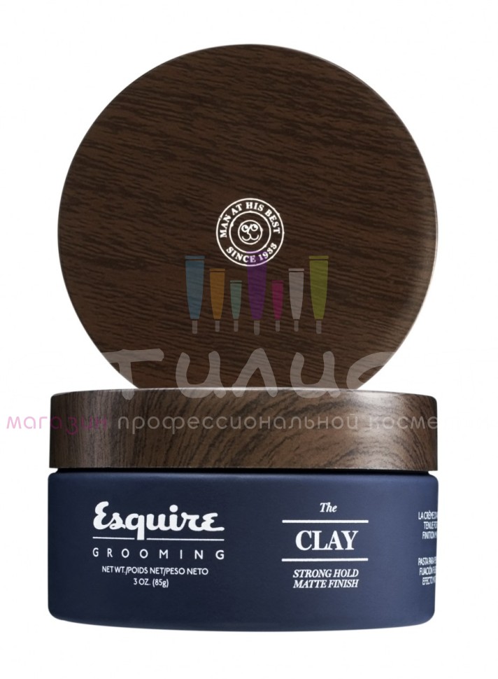 Esquire Глина для укладки волос сильной фиксации с матовым эффектом 85гр.