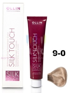 Ollin Color Silk Touch  9/0 блондин натуральный 60мл Безаммиачный стойкий краситель для волос