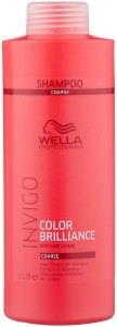 Wella Care Invigo Brilliance Шампунь для защиты цвета окрашенных жестких волос 1000мл