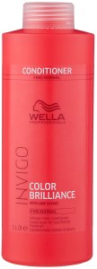 Wella Care Invigo Brilliance Бальзам-уход для защиты цвета окрашенных нормальных тонких волос 1000мл