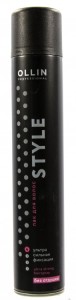 Ollin Styling Style Лак для волос ультрасильной фиксации без отдушки 400мл