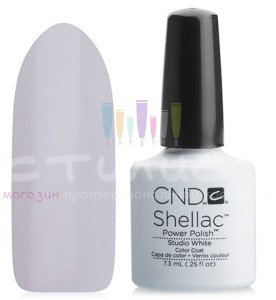 CND Shellac™ Гель-Лак цвет №26 Studio White 7.3мл