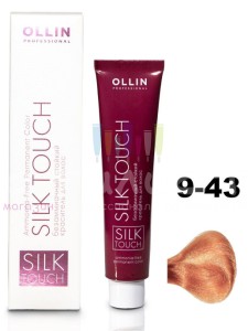 Ollin Color Silk Touch  9/43 блондин медно-золотистый 60мл Безаммиачный стойкий краситель для волос