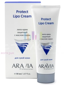 Aravia Professional Face Липо-крем защитный с маслом норки Protect Lipo Cream 50мл