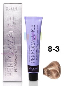 Ollin Color Performance Перманентная крем-краска для волос  8/3 светло-русый золотистый 60мл