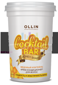 Ollin Care Cocktail Honey Крем-кондиционер "Медовый коктейль" гладкость и эластичность волос 500мл