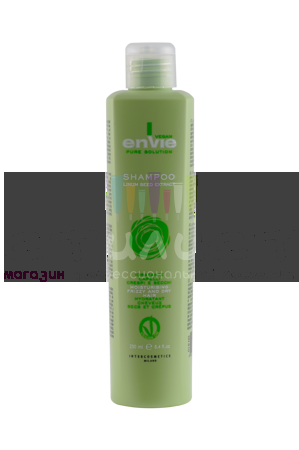 Envie Care Vegan Moisture Шампунь увлажняющий с семенем льна для сухих и вьющихся волос  250мл