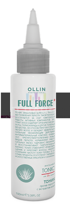 Ollin Care F. Force Aloe Тоник против перхоти с экстрактом алоэ 100мл
