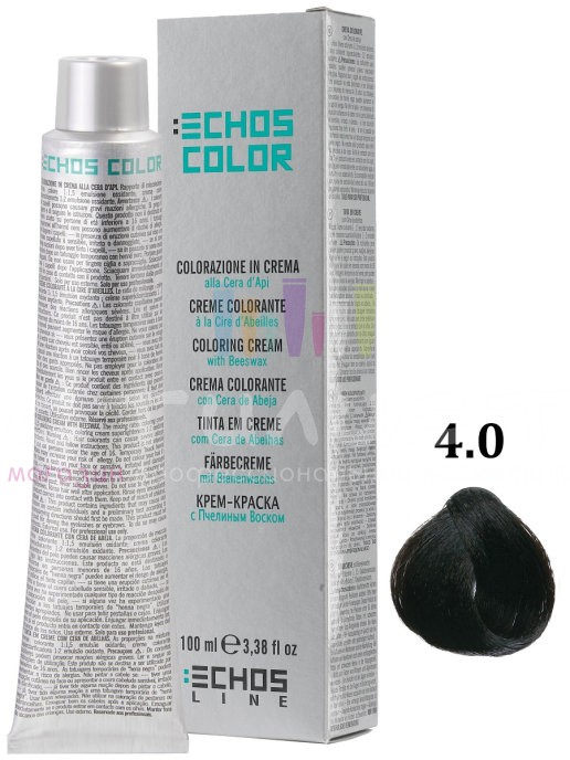 Echos Color Крем-краска Echoscolor  4.0 Средне-каштановый 100мл