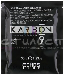 Echos Color Karbon 9 Обесцвечивающий порошок до 9ти тонов  35гр