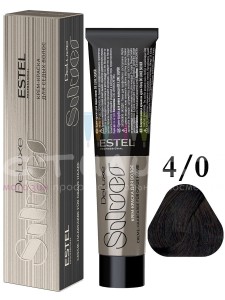 Estel Deluxe Silver Краска для волос  4/0 60мл