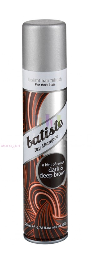 Batiste Шампунь сухой Color-3 Dark - Черный для темных и темно-каштановых волос 200мл