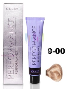 Ollin Color Performance Перманентная крем-краска для волос  9/00 блондин глубокий 60мл