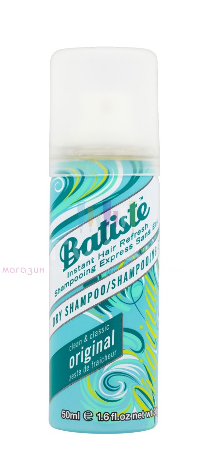 Batiste Шампунь сухой Fragrance Original - Оригинал для всех типов волос  50мл
