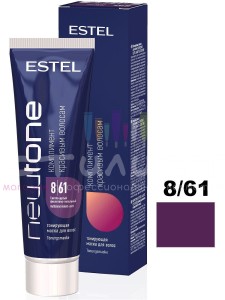 Estel Haute Couture Color Newtone Тонирующая маска  60мл  8/61 Светло-русый фиолетово-пепельный