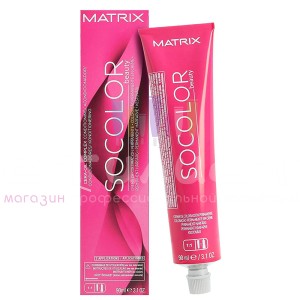Matrix SoColor Pre-Bonder Крем-краска  7RR+ 7/55 Блондин глубокий красный 90мл