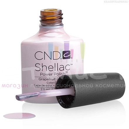 CND Shellac™ Гель-Лак цвет №57 Grapefruit Sparkle 7.3мл Светло-розовый с микро-блестками