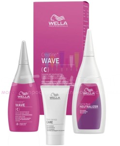 Wella Curl Creatine Wave Набор C для окрашенных и чувствительных волос (75/100/30)