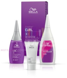 Wella Curl Creatine Curl Набор C для окрашенных и чувствительных волос (75/100/30)