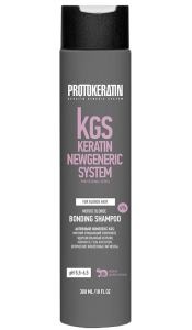 ProtoKeratin Care KGS Bonding Шампунь интенсивный сине-фиолетовый для блондированных волос 300мл