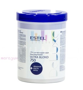 Estel Deluxe Ultra Blond Обесцвечивающая пудра без пыли 750гр.