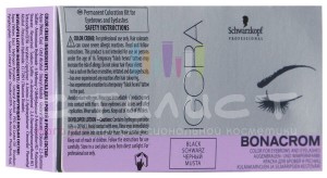 Schwarzkopf Color Igora Bonacrom Набор краски для бровей №1 черный (15*10мл)