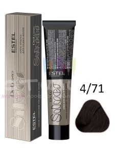 Estel Deluxe Silver Краска для волос  4/71 60мл
